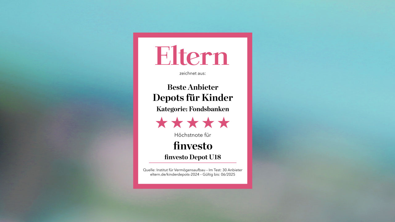 finvesto und fintego Auszeichnungen Auszeichnung Beste Anbieter Depots für Kinder